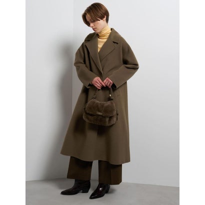 ランバン オン ブルー LANVIN en Bleu フェルンドロストフラップファーバッグ （ブラウン）｜詳細画像