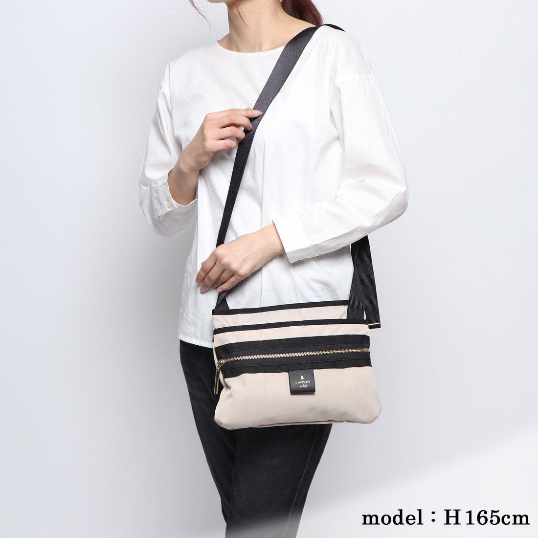ランバン オン ブルー LANVIN en Bleu マエリス 薄型ショルダーバッグ 