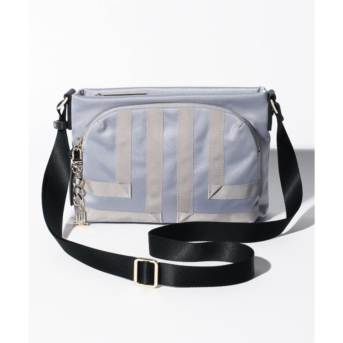 LANVIN en Bleu エコール ショルダーバッグ ライトグレー2 