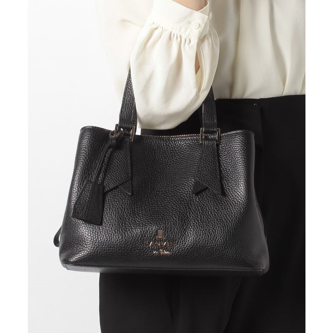 LANVIN en Bleu ソフィー 2WAYトートバッグ ラベンダー2 -人気ブランド 