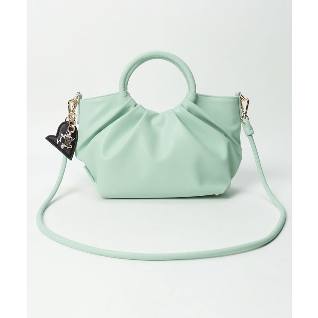 LANVIN en Bleu ラルム 2WAYショルダーバッグ ライトグリーン2 -人気 