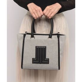 LANVIN en Bleu ヴィジュキャンバス トートバッグ ブラック -人気