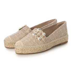 ランバン オン ブルー LANVIN en Bleu ビジューモチーフエスパドリーユ