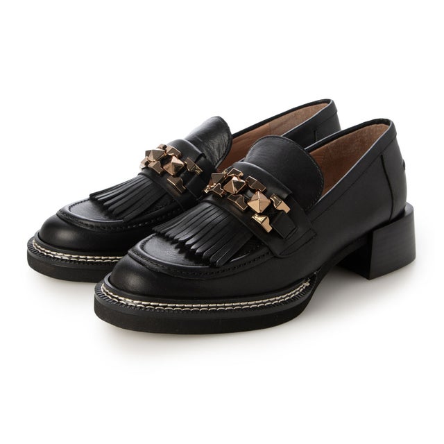 LANVIN en Bleu ランバンオンブルー ローファー ゴールドチェーン 