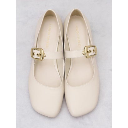 ランバン オン ブルー LANVIN en Bleu バックルベルトパンプス （オフホワイト）｜詳細画像