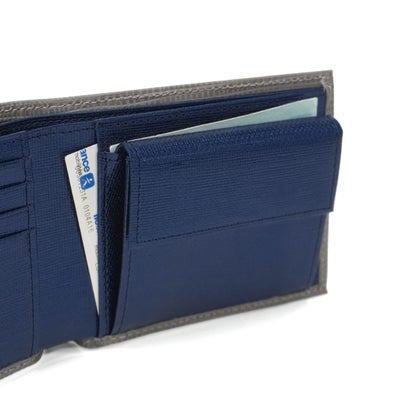限定モデル 財布 二つ折り財布 メンズ 二つ折り コンパクト 二つ折 ブランド 本革 革 レザー 牛革 小銭入れあり おしゃれ 大人 別注 限定 ゼット 2つ折り 3128 （クロ）｜詳細画像