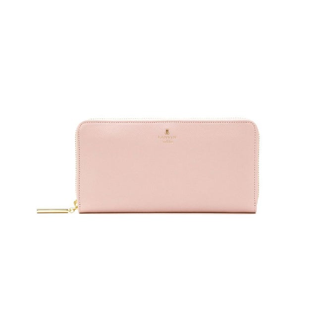ランバンオンブルー 財布 長財布 レディース レディース長財布 大容量 ブランド 本革 大人 女性 かわいい シンプル ラウンドファスナー 軽量 リュクサンブール ラウンド札入れ 480119（ペールピンク）