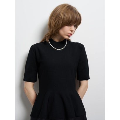 ランバン オン ブルー LANVIN en Bleu メタル×淡水パール2WAYネックレス （オフホワイト）｜詳細画像