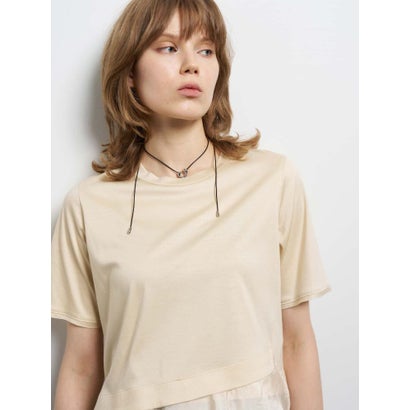 ランバン オン ブルー LANVIN en Bleu プランプハートメタルチョーカー （ゴールド）｜詳細画像