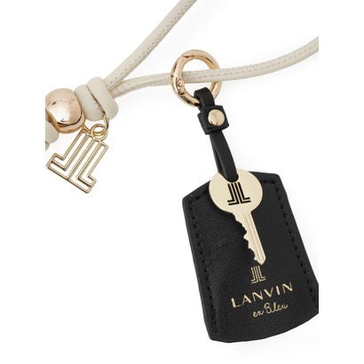 ランバン オン ブルー LANVIN en Bleu シャルマン レザーコーンチャーム （オフホワイト）｜詳細画像