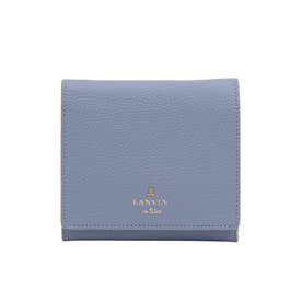 LANVIN en Bleu メラニー 二つ折りBOX財布 ペールブルー3 -人気