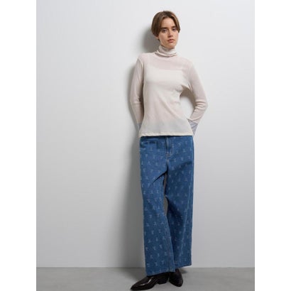 ランバン オン ブルー LANVIN en Bleu カフスロングスリーブ （ブラウン）｜詳細画像