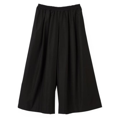 撥水キュロットゴムパンツ （ブラック）｜詳細画像