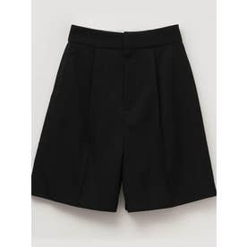 ウールツイルショートパンツ （ブラック）