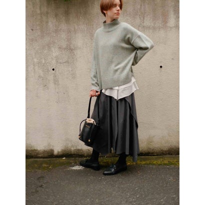 タイプライター2WAYスカート （ブラック）｜詳細画像