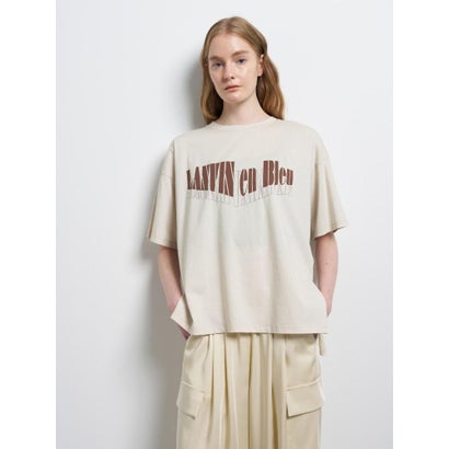 “Summer paradise”ロゴプリントTシャツ （ライトグリーン）｜詳細画像