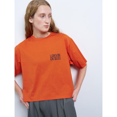 ワンポイントロゴTシャツ （オレンジ）｜詳細画像