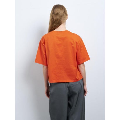 ワンポイントロゴTシャツ （オレンジ）｜詳細画像
