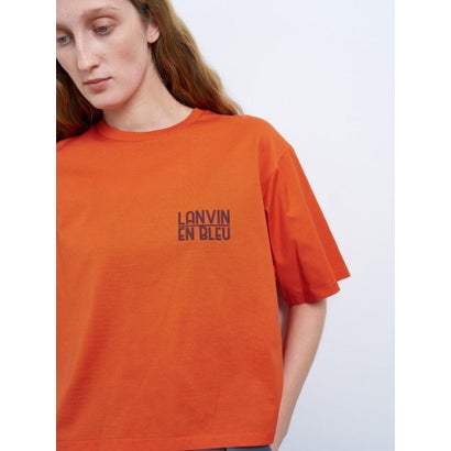ワンポイントロゴTシャツ （オレンジ）｜詳細画像