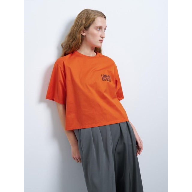 ワンポイントロゴTシャツ （オレンジ）