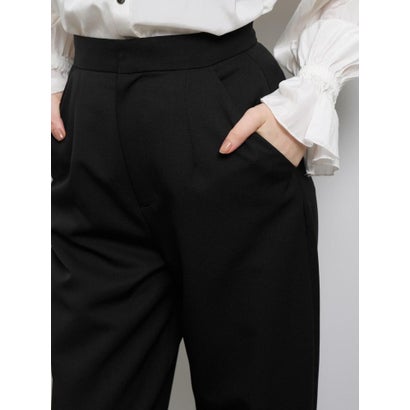 ポリエステルコクーンテーパードパンツ （オフホワイト）｜詳細画像