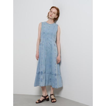 Lee×LANVIN en Bleuデニムワンピース （ネイビー）｜詳細画像