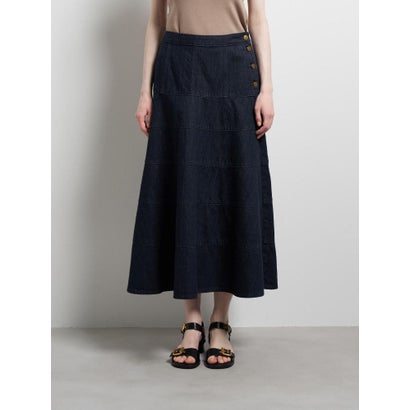 Lee×LANVIN en Bleuデニムフレアスカート （ブルー系）｜詳細画像