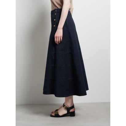 Lee×LANVIN en Bleuデニムフレアスカート （ブルー系）｜詳細画像