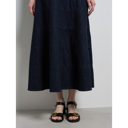 Lee×LANVIN en Bleuデニムフレアスカート （ブルー系）｜詳細画像