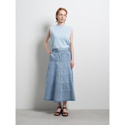 Lee×LANVIN en Bleuデニムフレアスカート （ブルー系）｜詳細画像