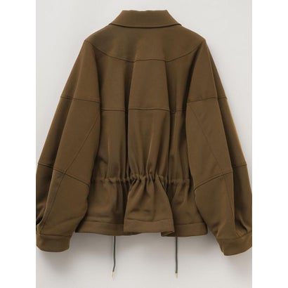 ランバン オン ブルー LANVIN en Bleu ドロストショートブルゾン （チャコールグレー）｜詳細画像