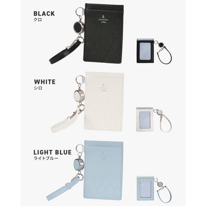 ランバン LANVIN ランバンオンブルー ラル パスケース カードケース 本革 革 LANVIN en Bleu LAL 535601 （シロ）｜詳細画像