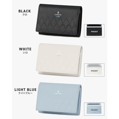 ランバン LANVIN ランバンオンブルー ラル カードケース 名刺入れ 本革 革 LANVIN en Bleu LAL 535602 （シロ）｜詳細画像