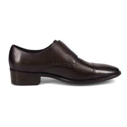 ランバン コレクション LANVIN COLLECTION 「Recovery Shiatsu Insole」搭載で指圧効果により血行をよくする。ダブルモンクストラップドレスシューズ LV1021XR （ダークブラウン）｜詳細画像