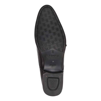 ランバン コレクション LANVIN COLLECTION 「Recovery Shiatsu Insole」搭載で指圧効果により血行をよくする。ダブルモンクストラップドレスシューズ LV1021XR （ダークブラウン）｜詳細画像