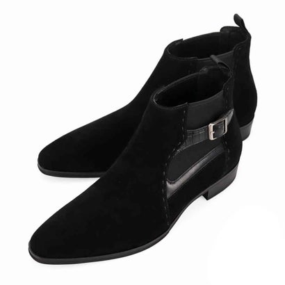 「Recovery Shiatsu Insole」搭載で指圧効果により血行をよくする。サイドゴアブーツ LV1022XR （ブラックスエード）｜詳細画像
