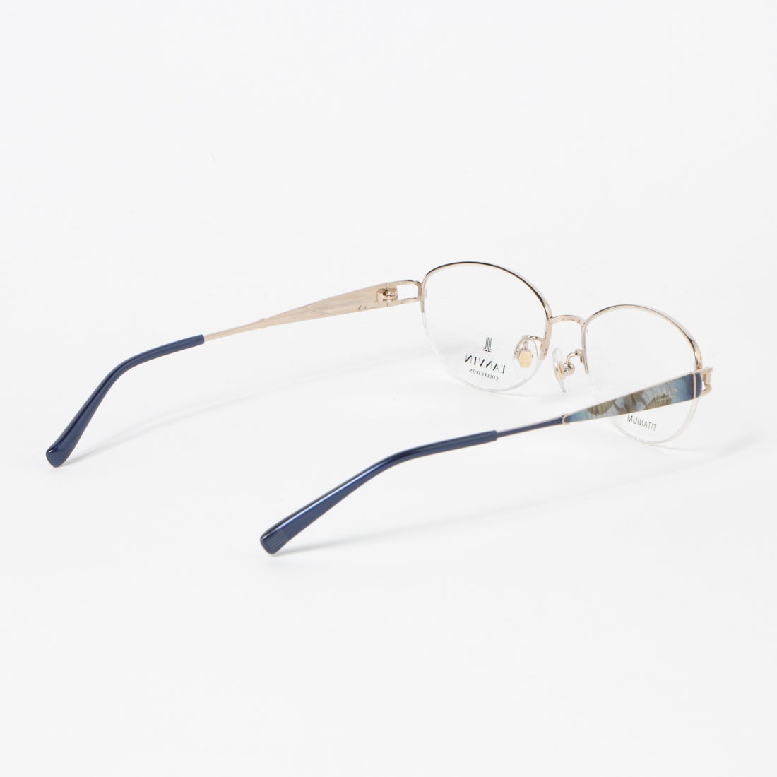 ランバン コレクション LANVIN COLLECTION メガネ 眼鏡 アイウェア レディース メンズ （ホワイトゴールド）