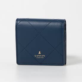 クロワゼパース 2つ折り財布ボックス型小銭入れタイプ [65-6040] （ブルー）
