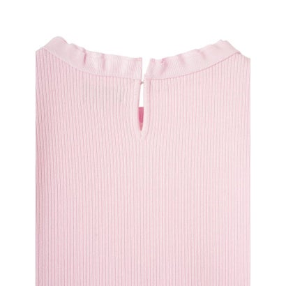 ランバン コレクション LANVIN COLLECTION 14ゲージレースデザインニット （ライトピンク）｜詳細画像