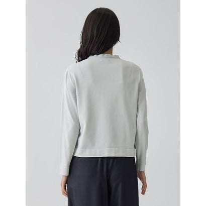 ランバン コレクション LANVIN COLLECTION 16ゲージレースデザインカーディガン （ライトピンク）｜詳細画像