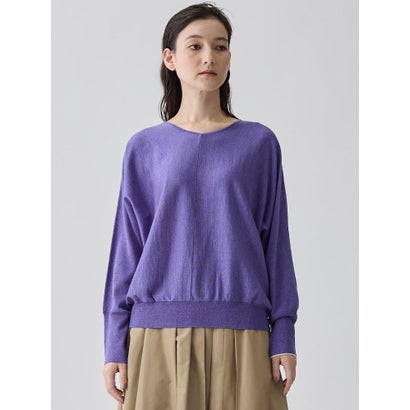 ランバン コレクション LANVIN COLLECTION Vネック ドルマン風デザインニット （ベージュ）｜詳細画像
