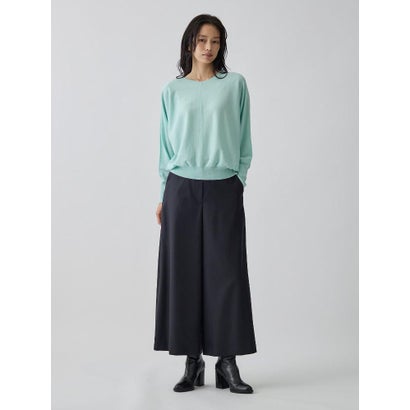 ランバン コレクション LANVIN COLLECTION Vネック ドルマン風デザインニット （ベージュ）｜詳細画像