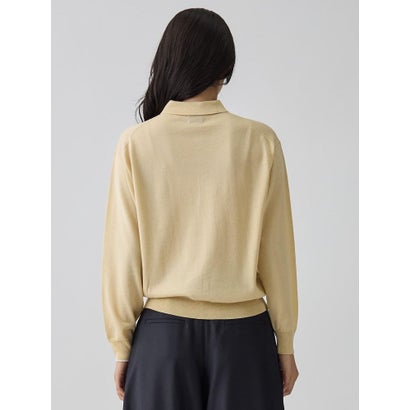 ランバン コレクション LANVIN COLLECTION ポロシャツデザイン プルオーバーニット （ブルー）｜詳細画像