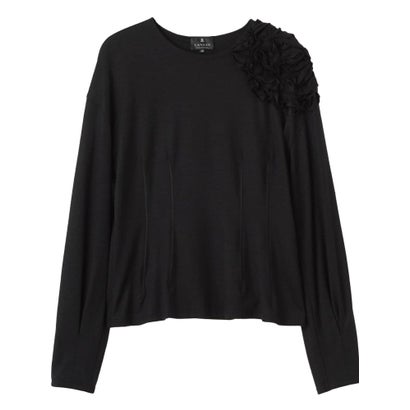 ランバン コレクション LANVIN COLLECTION 2/72バンデーラ天竺カットソー （ブラック）｜詳細画像