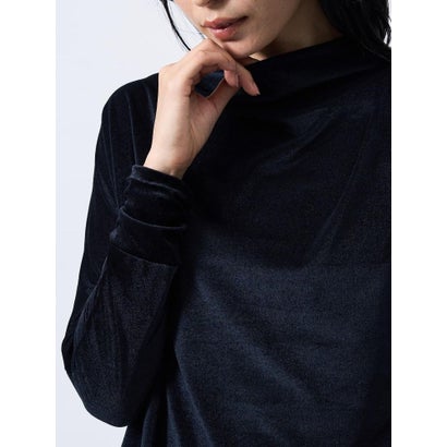 ランバン コレクション LANVIN COLLECTION シアーベロア タックスリーブトップス （ホワイト）｜詳細画像