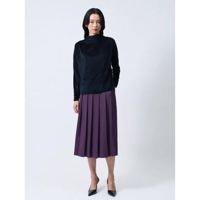 ランバン コレクション LANVIN COLLECTION シアーベロア タックスリーブトップス （ホワイト）｜詳細画像