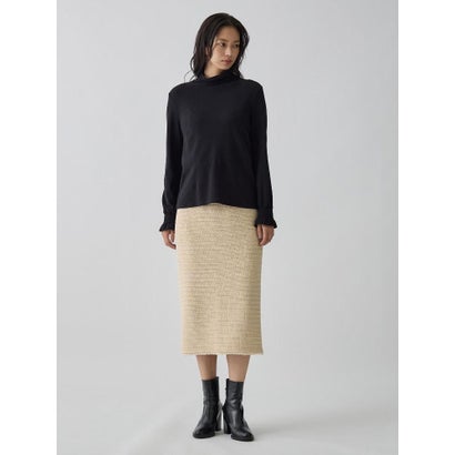 ランバン コレクション LANVIN COLLECTION ミラノリブカットソー （ブラック）｜詳細画像