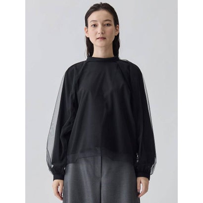 ランバン コレクション LANVIN COLLECTION シアージャージカットソー （オフホワイト）｜詳細画像