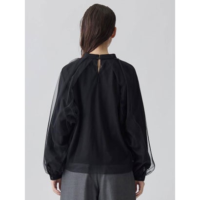 ランバン コレクション LANVIN COLLECTION シアージャージカットソー （オフホワイト）｜詳細画像