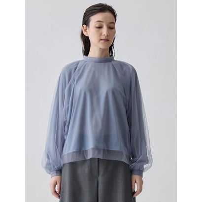 ランバン コレクション LANVIN COLLECTION シアージャージカットソー （オフホワイト）｜詳細画像